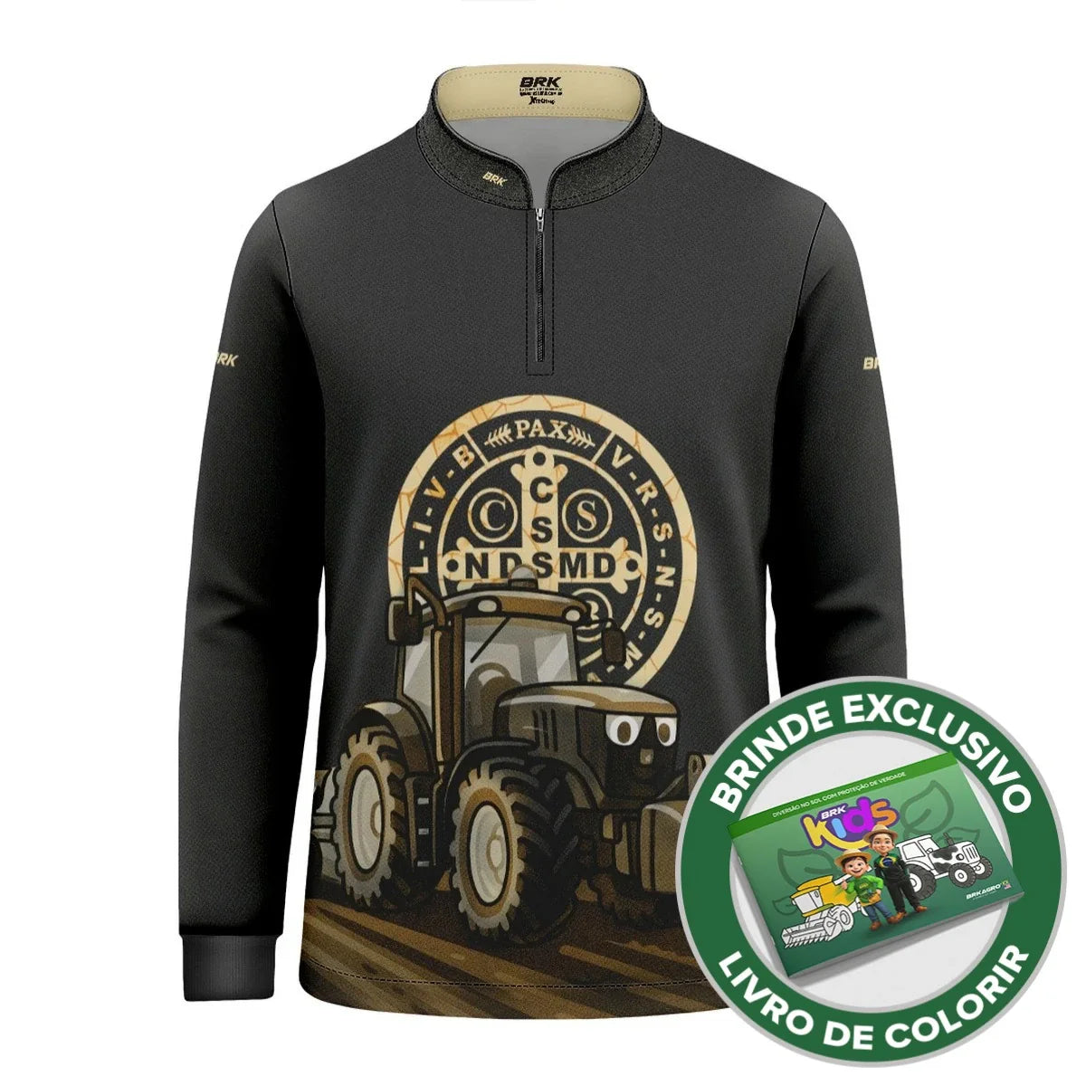 Camisa UV50 Agro Infantil Brk São Bento
