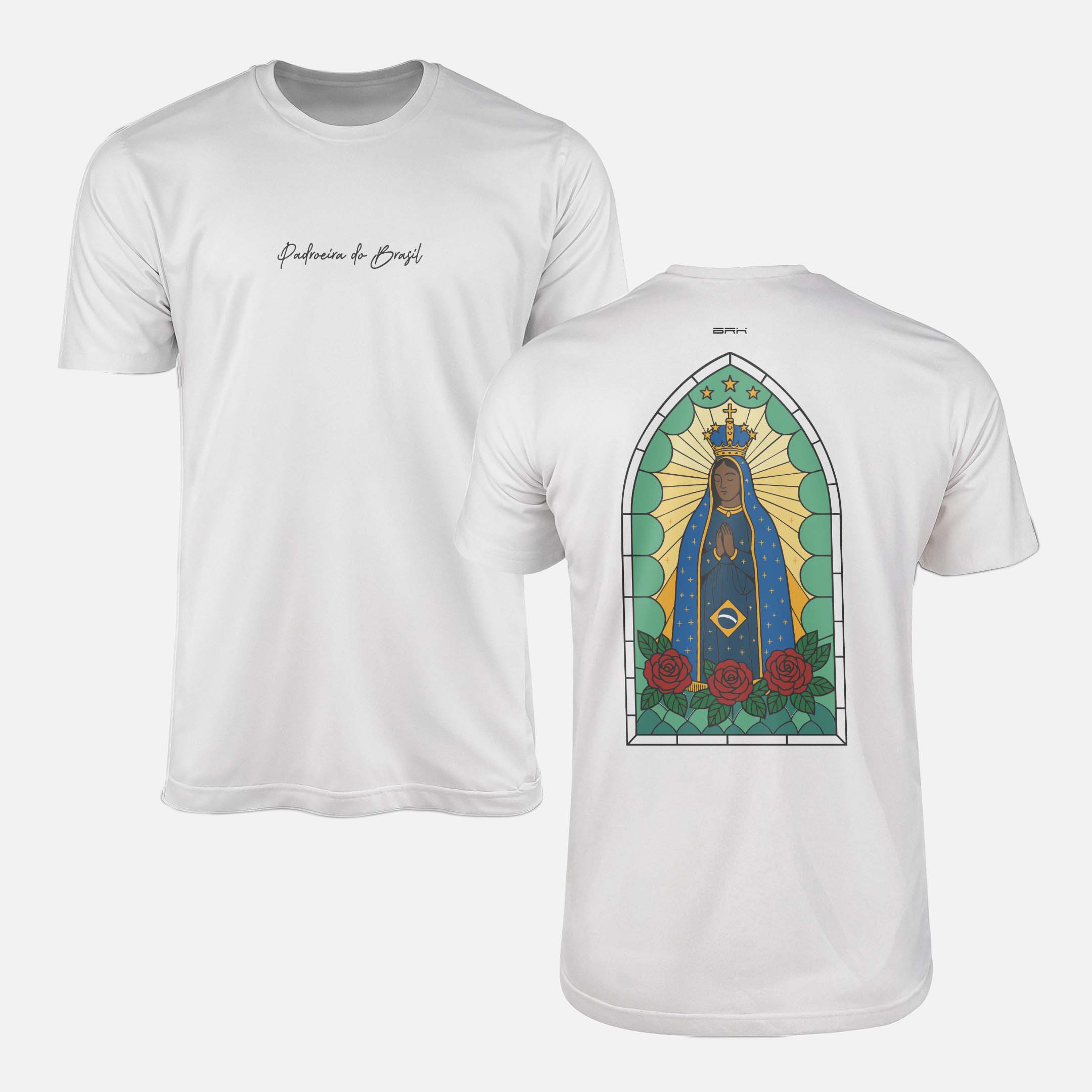 Kit Com 3 Camisetas De Algodão Coleção Nossa Senhora Aparecida