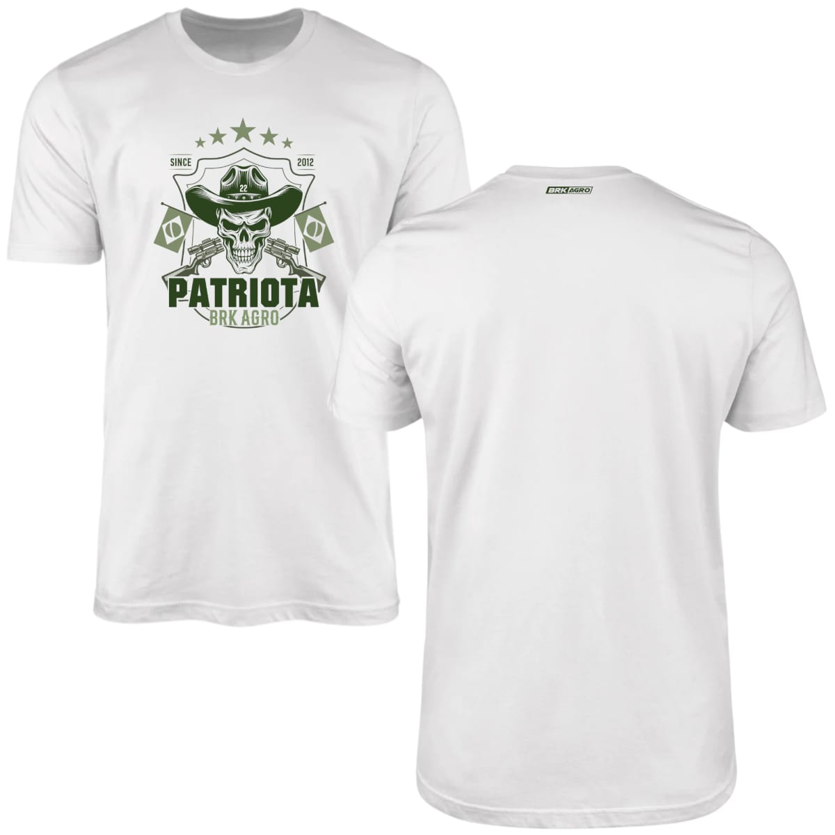 Camiseta Agro Brk Patriota Algodão Premium