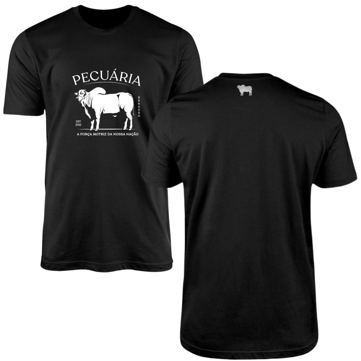 Camiseta Agro Brk Nelore Pecuária com Algodão Premium