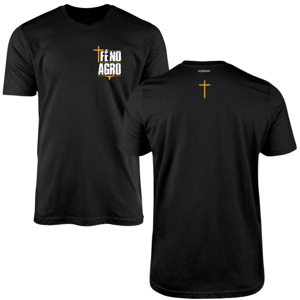 Camiseta Agro Brk Fé no Agro com Algodão Premium