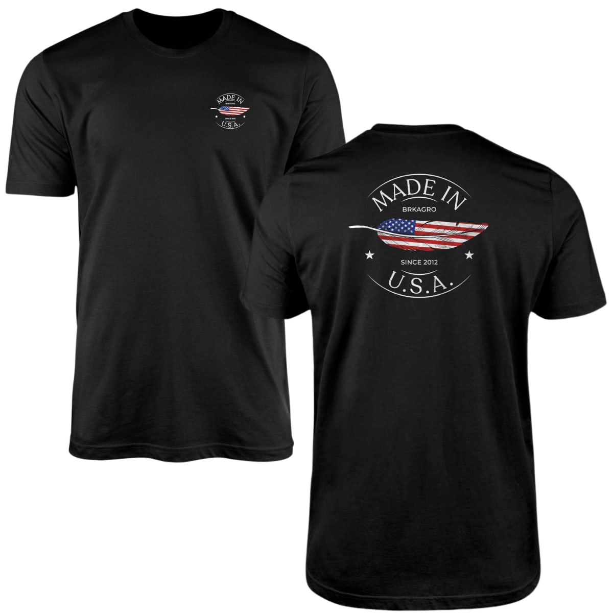 Kit Com 3 Camisetas De Algodão Coleção USA