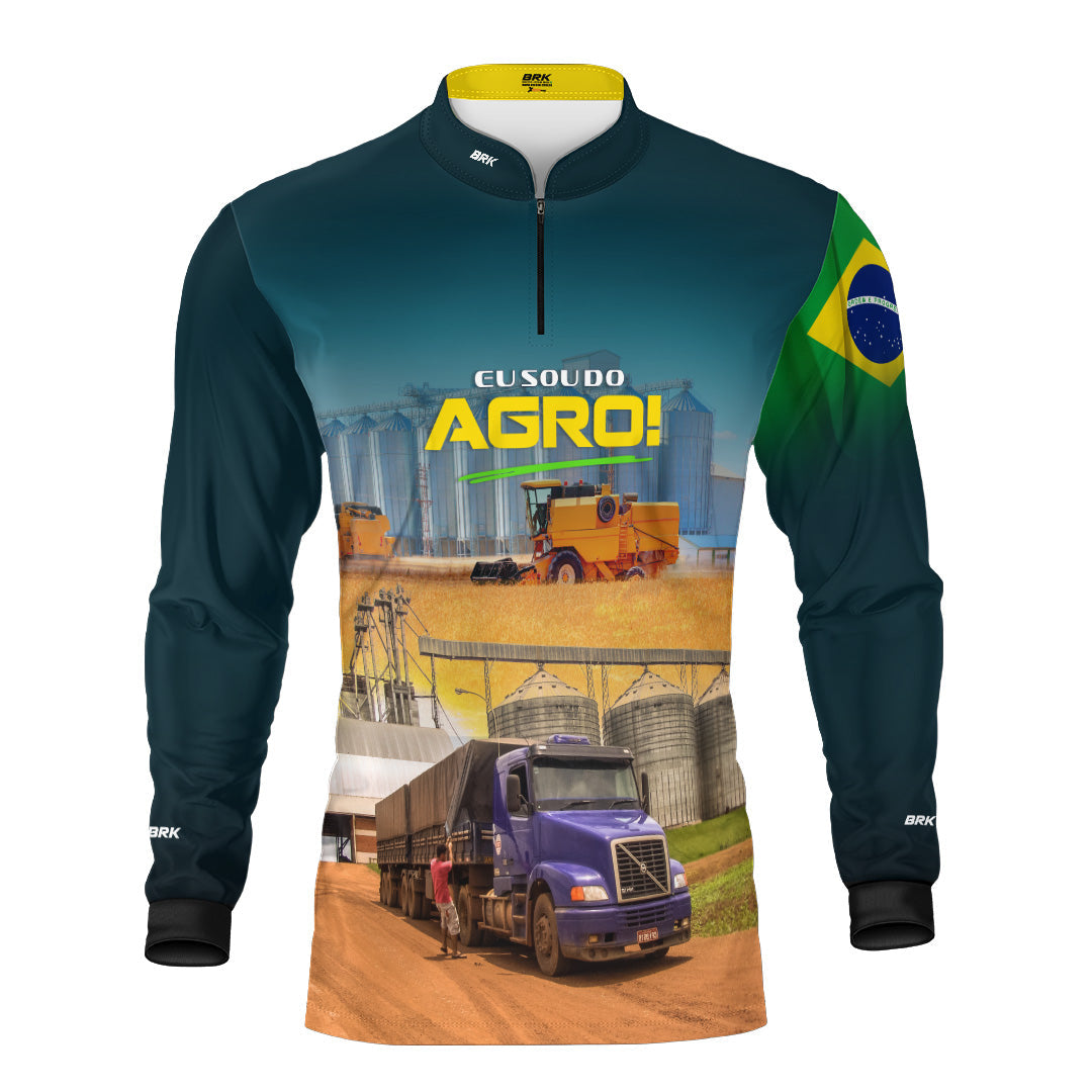 Camisa UV50 Agro Brk Eu Sou do Agro Silo de Grão 2