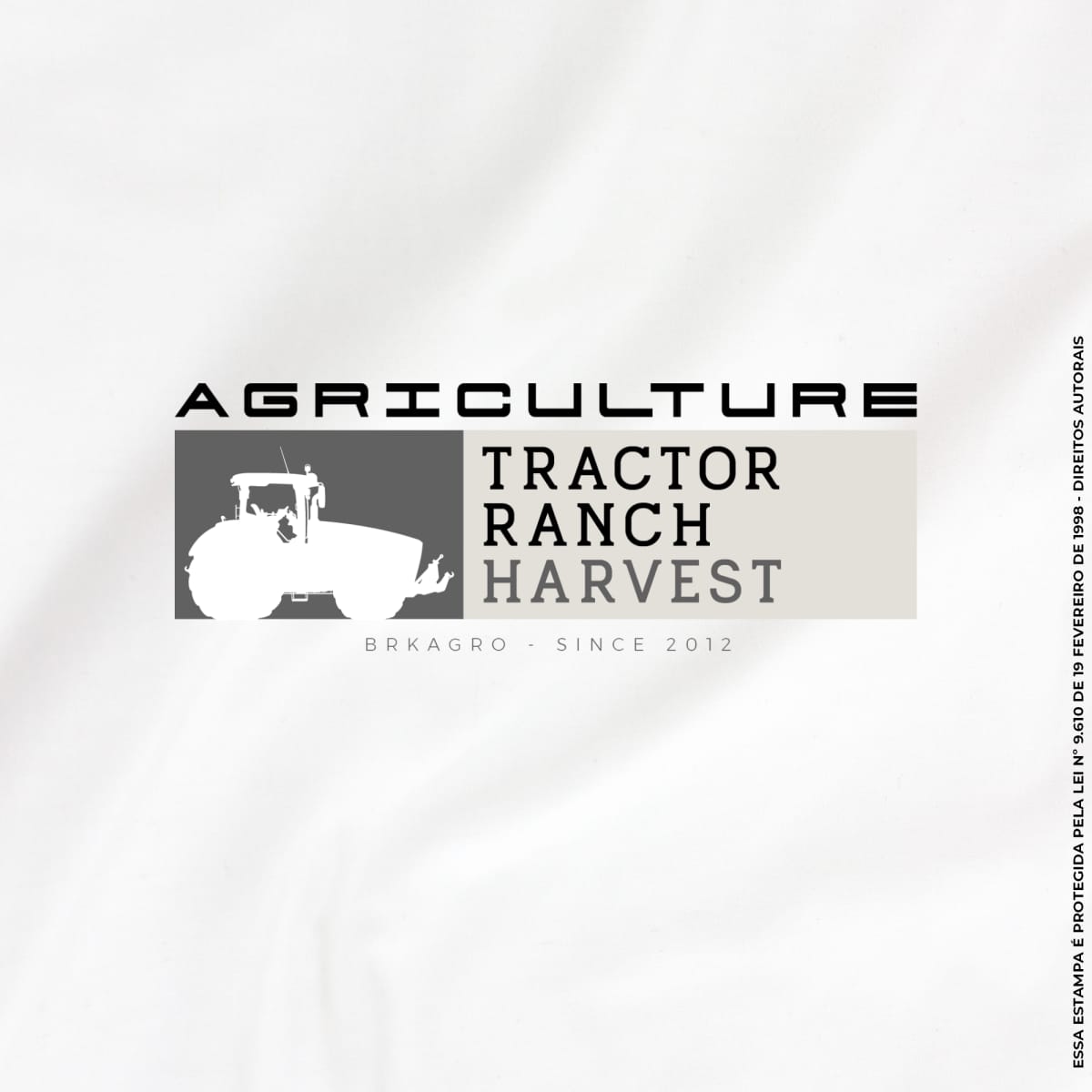 Camiseta Agro Brk Agriculture Trator Algodão Premium