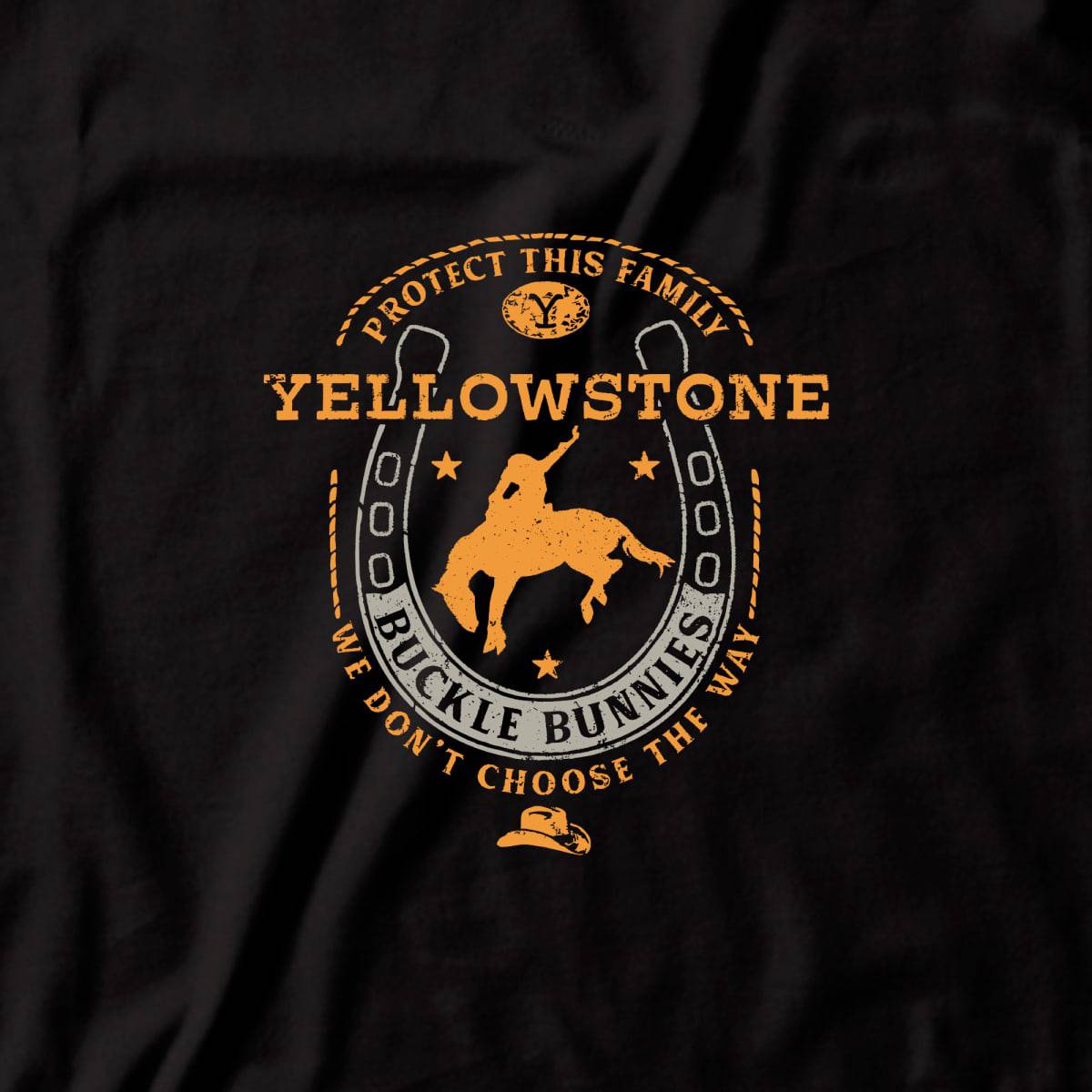 Camiseta Agro Brk Yellowstone Buckle Bunnies com Algodão Premium