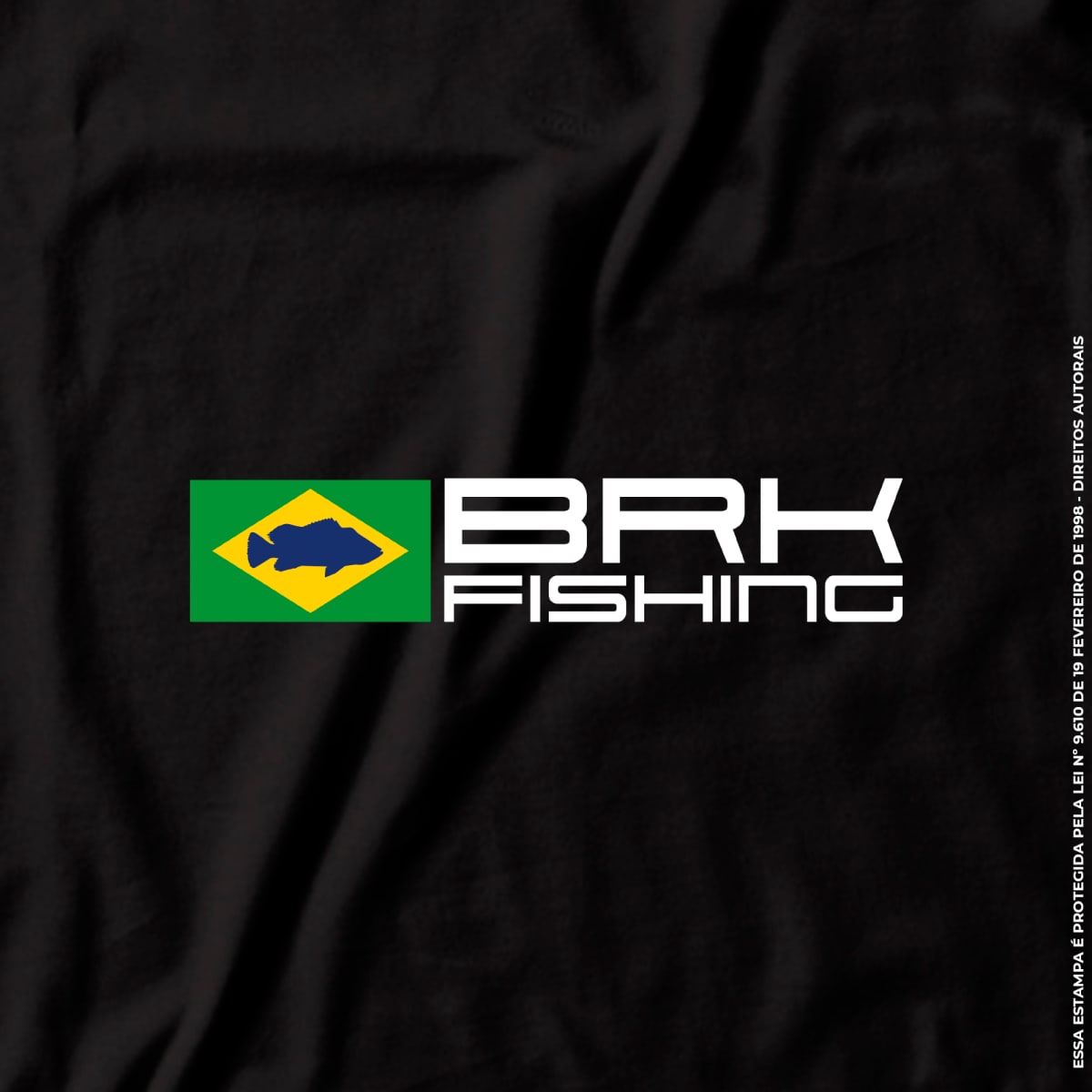 Camiseta Brk Fishing Brasil com Algodão Premium