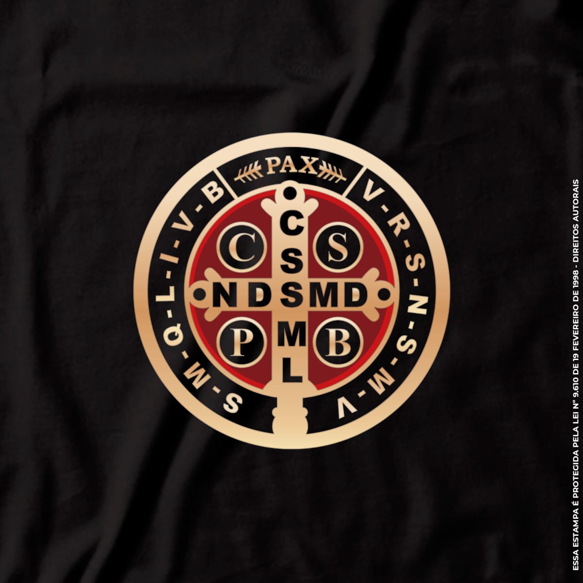 Camiseta Agro Brk Medalhão São Bento Algodão Premium