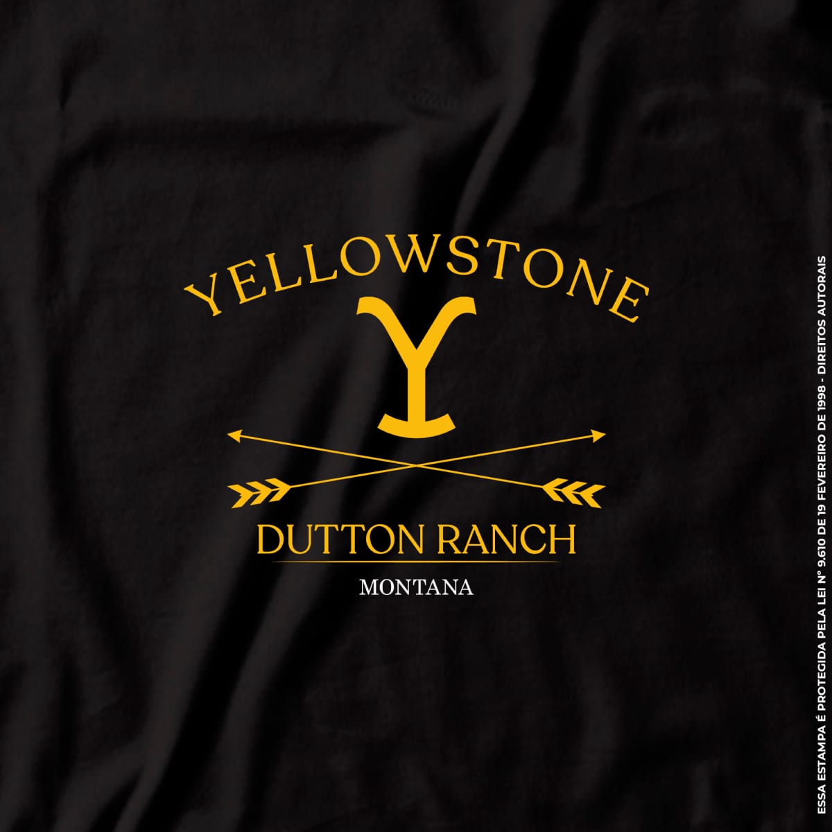 Camiseta Agro Brk Yellowstone Montana com Algodão Premium