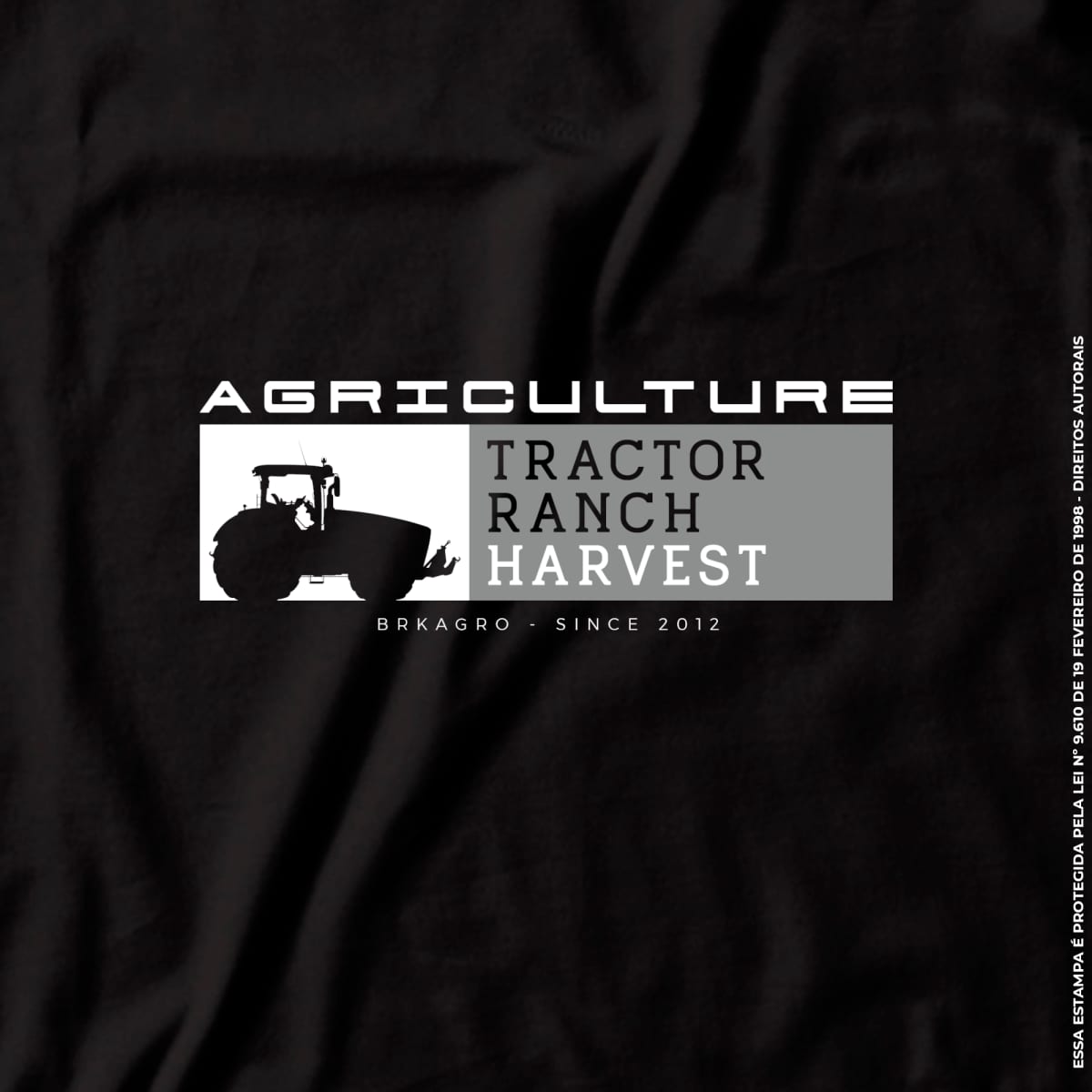 Camiseta Agro Brk Agriculture Trator Algodão Premium