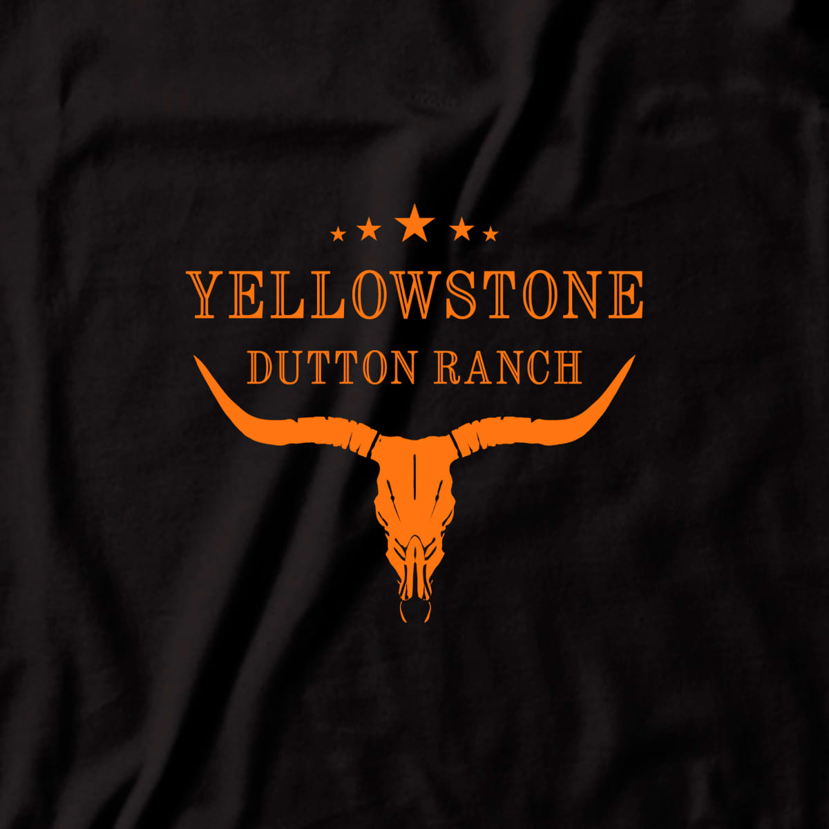 Camiseta Agro Brk Yellowstone Dutton Ranch Laranja com Algodão Premium