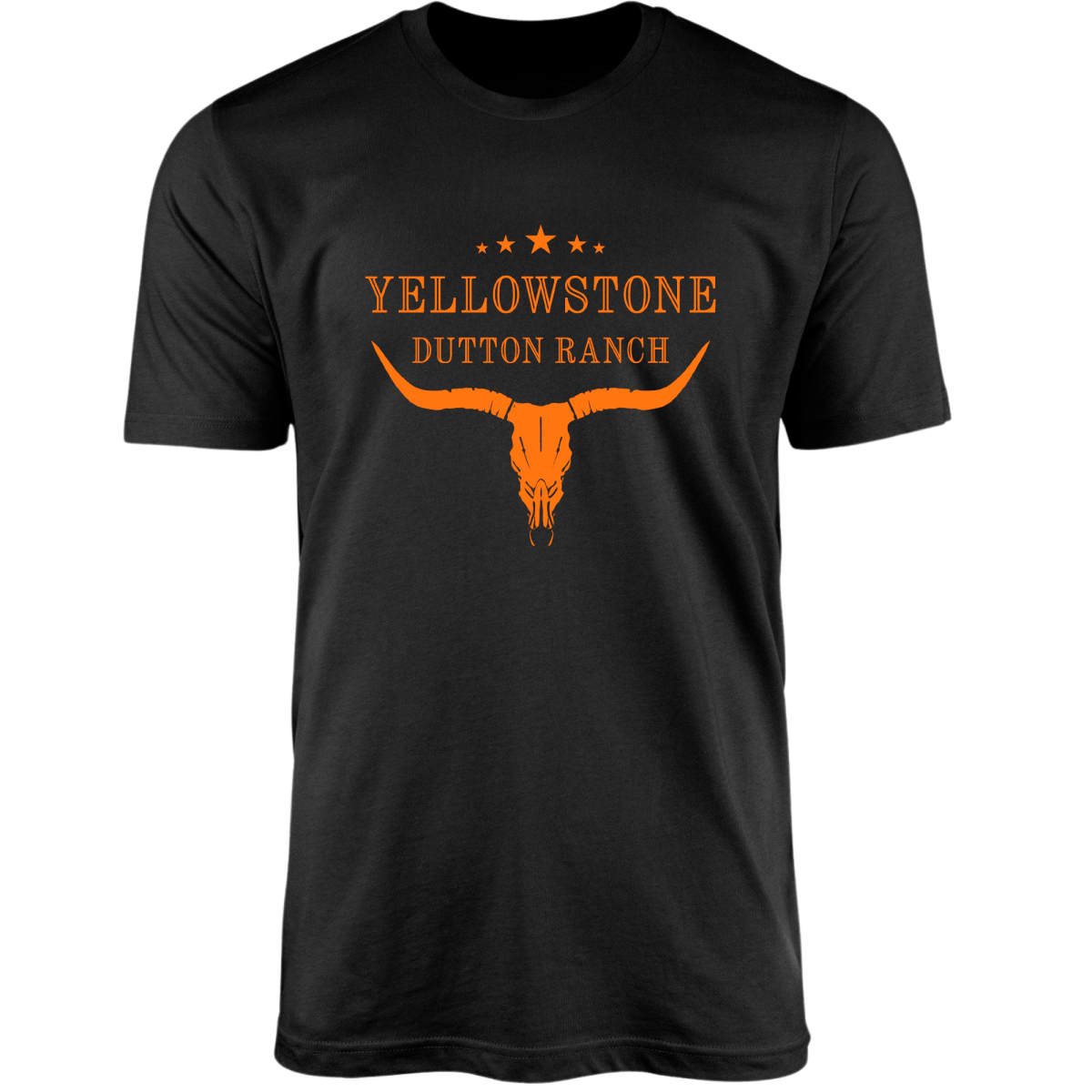 Camiseta Agro Brk Yellowstone Dutton Ranch Laranja com Algodão Premium