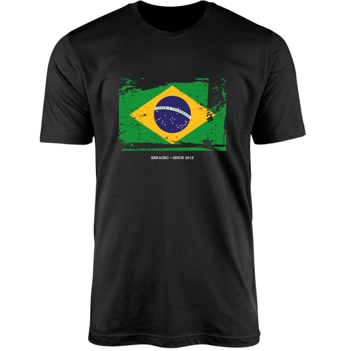 Camiseta Agro Brk Bandeira Brasil Algodão Premium