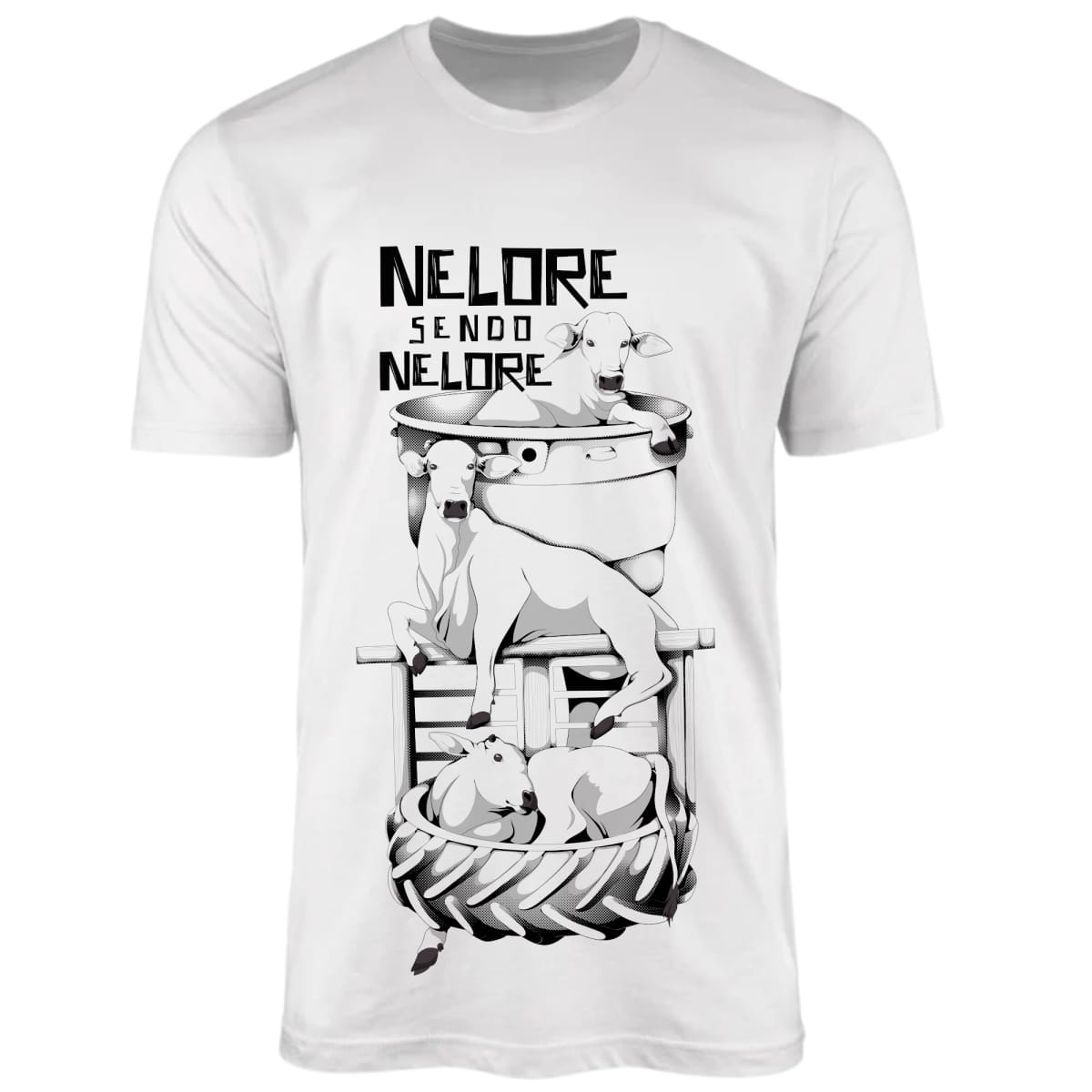 Camiseta Agro Brk Nelore Algodão Premium