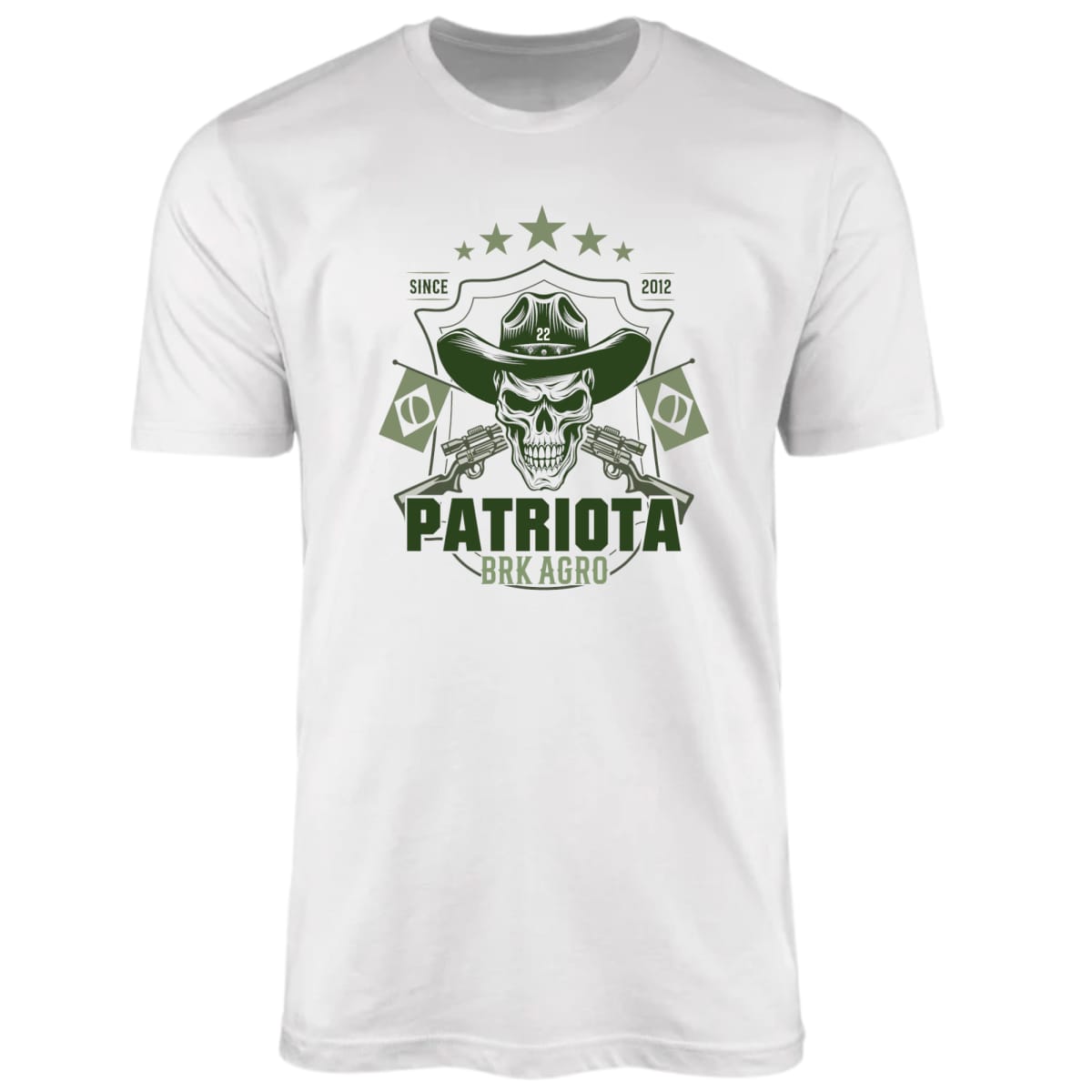 Camiseta Agro Brk Patriota Algodão Premium