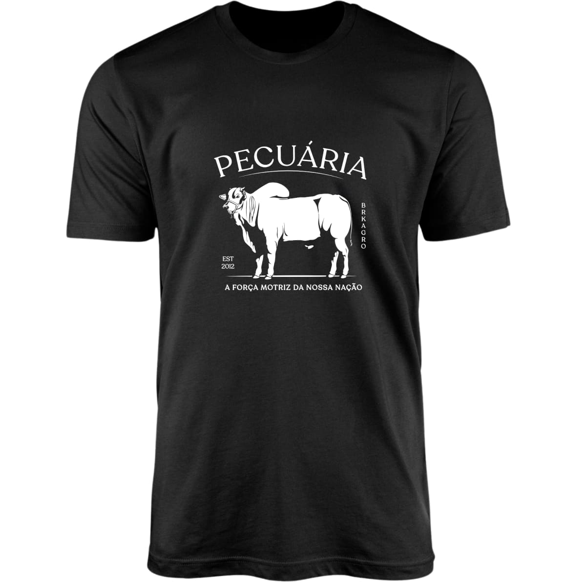 Camiseta Agro Brk Nelore Pecuária com Algodão Premium