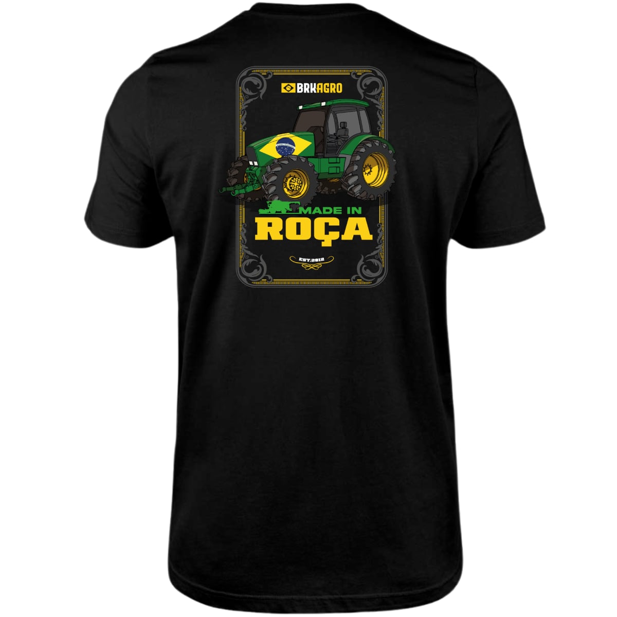 Camiseta Agro Brk Made In Roça Algodão Premium