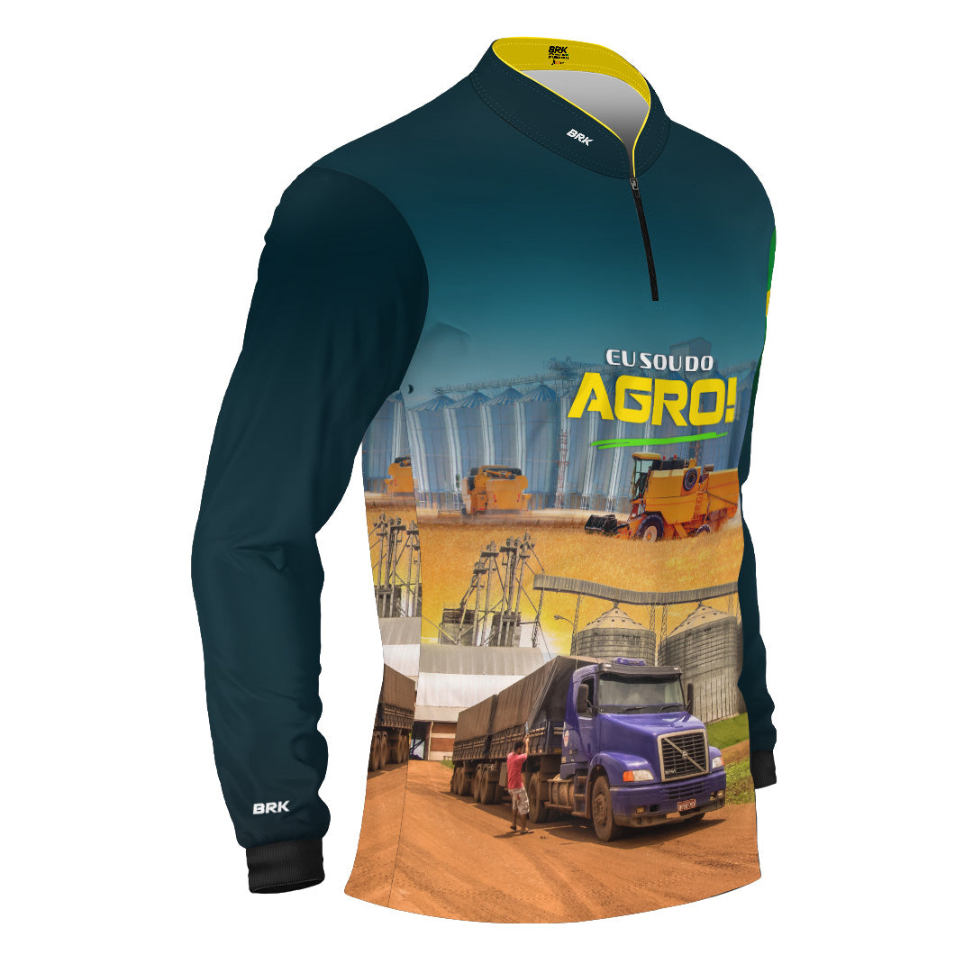 Camisa UV50 Agro Brk Eu Sou do Agro Silo de Grão 2