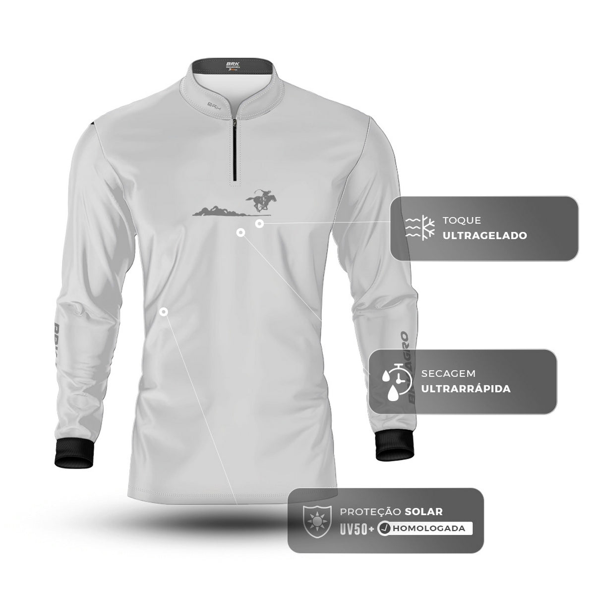 Camisa Agro Brk American Cowboy com Proteção UV50