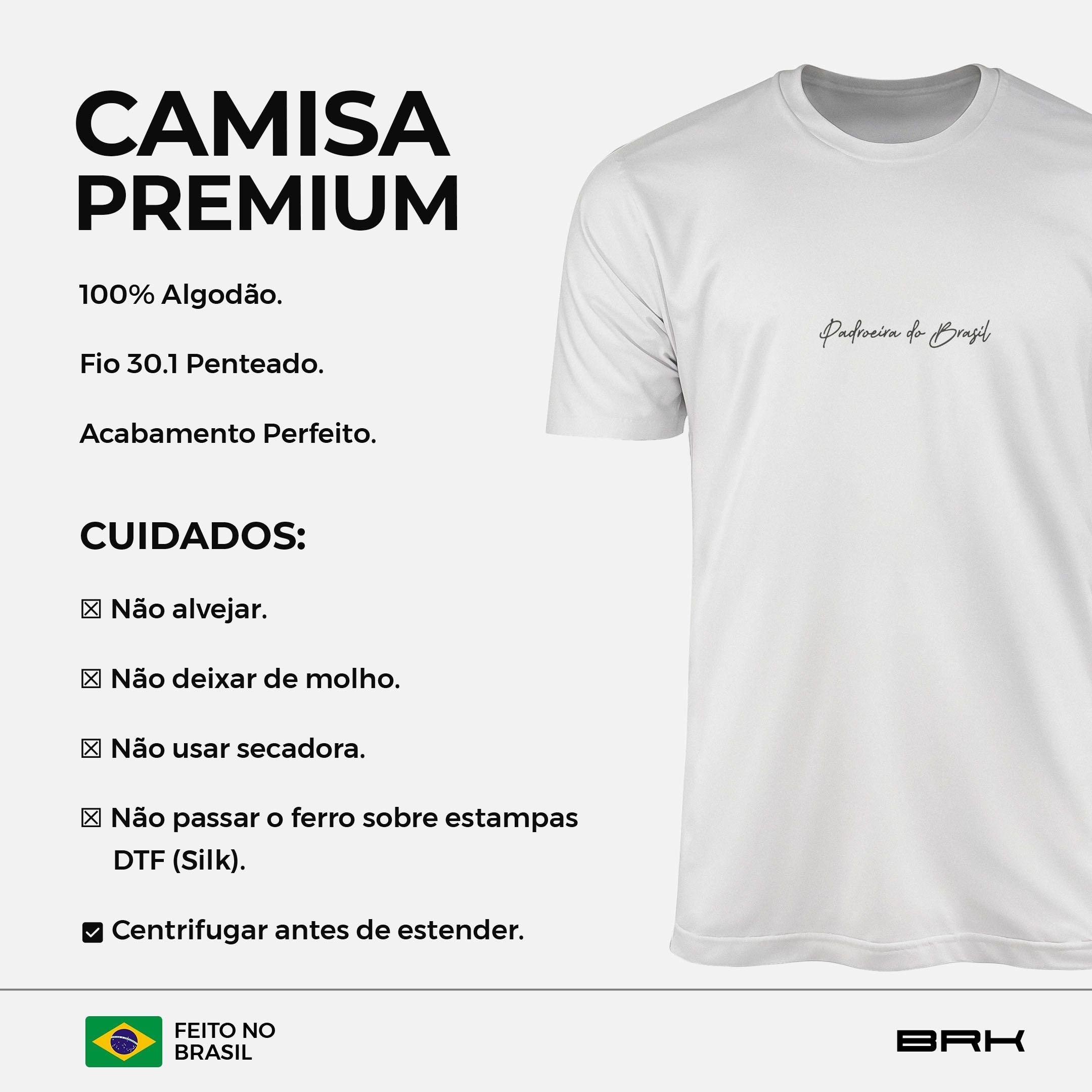 Kit Com 3 Camisetas De Algodão Coleção Nossa Senhora Aparecida
