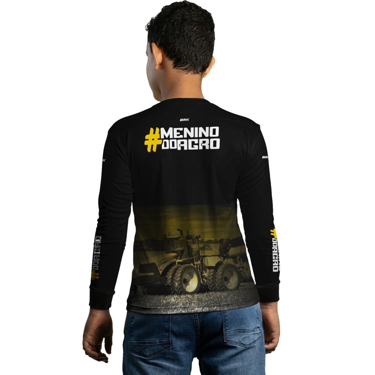 Camisa Infantil Agro Brk Menino do Agro com Proteção Solar UV50+