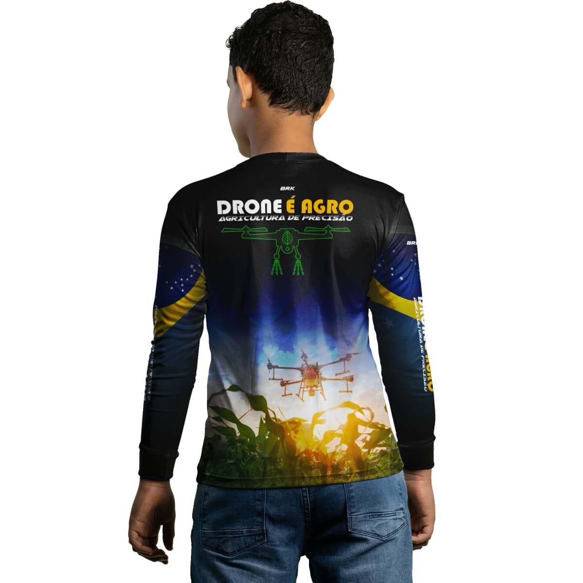 Camisa Agro Brk Drone é Agro com Proteção Solar UV50+