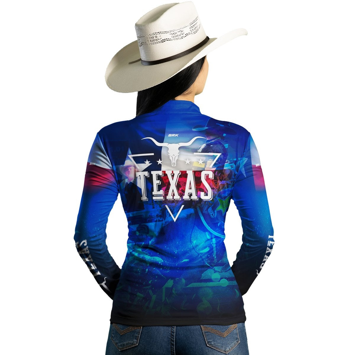 Camisa Agro Brk Country Texas Rodeio com Proteção Solar UV50+