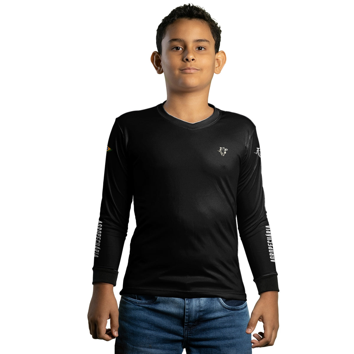 Camisa Agro Infantil Brk Agropecuária V2 com Proteção Solar UV50+