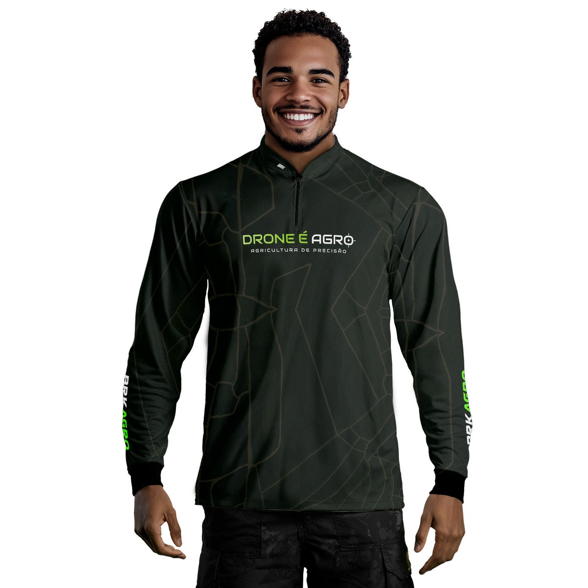 Camisa Agro Brk Agricultura de Precisão com Proteção Solar UV50+