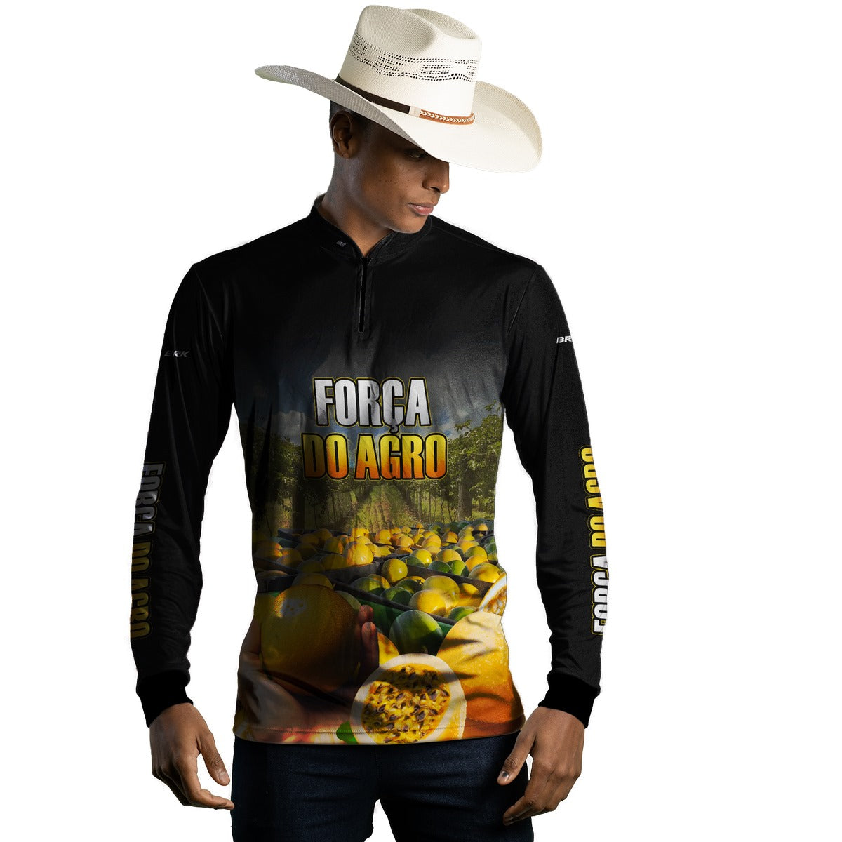 Camisa Agro Brk A Força do Agro Produtor de Maracujá com UV50+