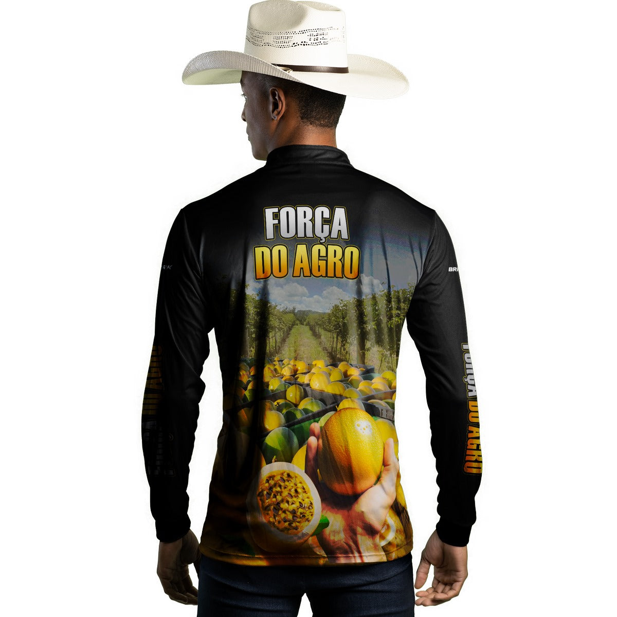 Camisa Agro Brk A Força do Agro Produtor de Maracujá com UV50+