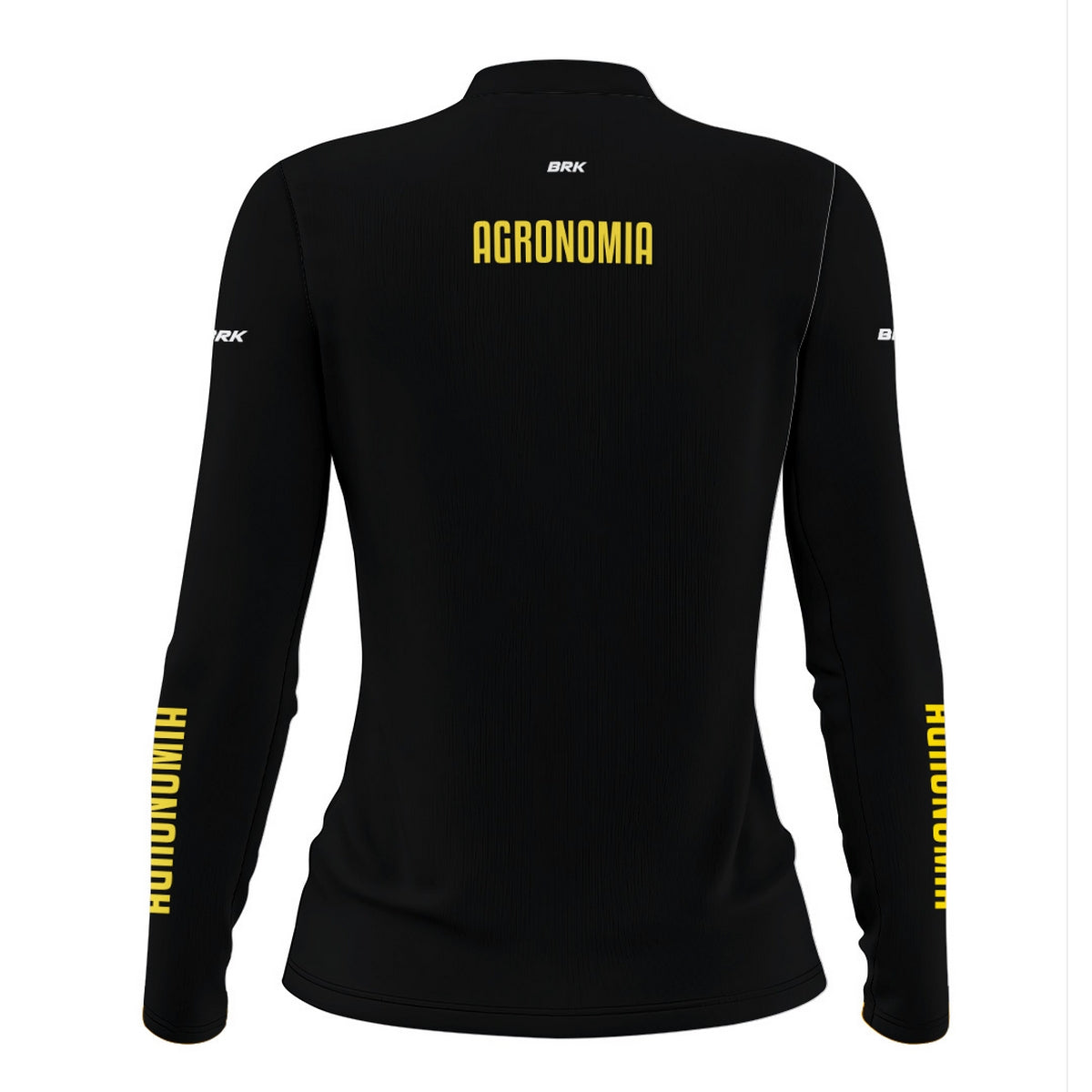 Camisa Agro Feminina Brk Agronomia Preta 2 com UV50+