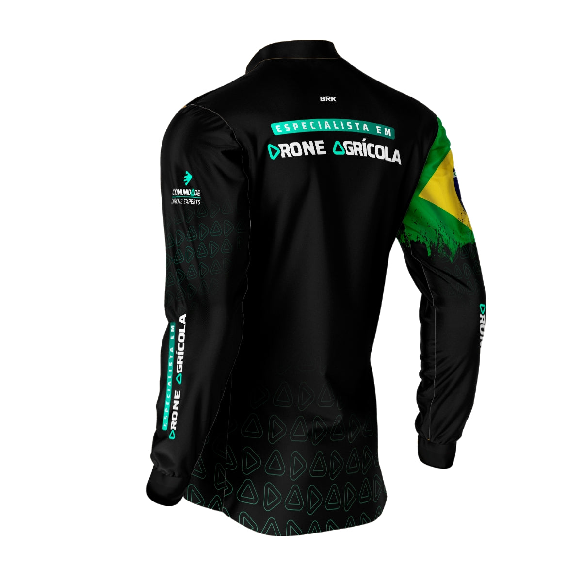 Camisa Agro Brk Drone Expert comunidade com Proteção Solar UV50+