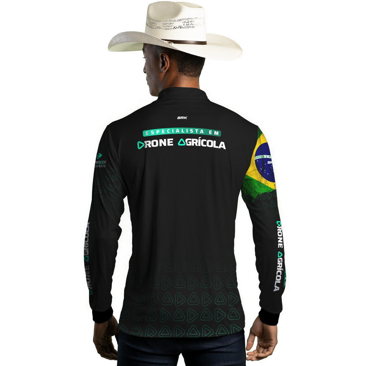 Camisa Agro Brk Drone Expert comunidade com Proteção Solar UV50+