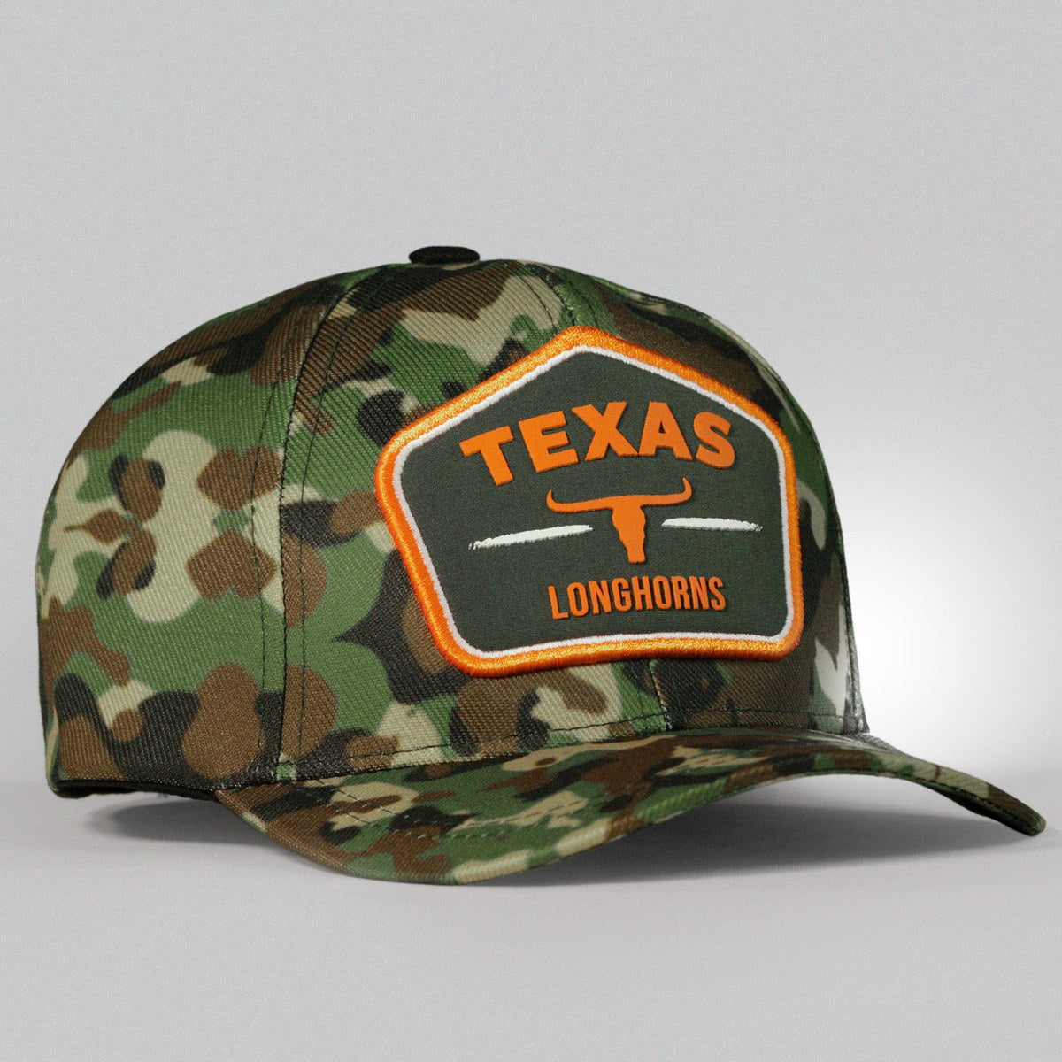 Boné Trucker Brk Agro Camuflado Texas Long Horns