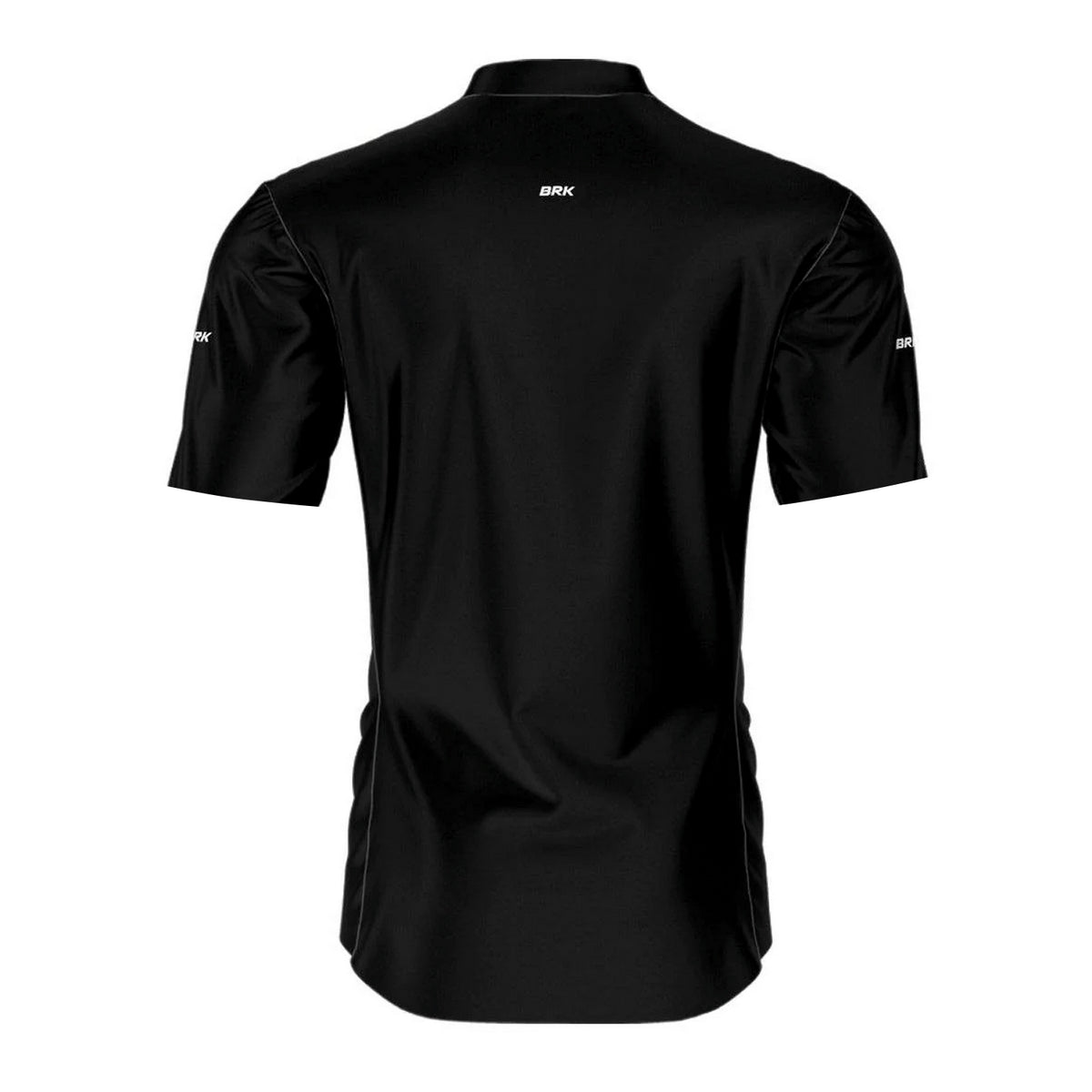 Camisa Manga Curta Agro Brk Preta Básica com Proteção Solar UV50+