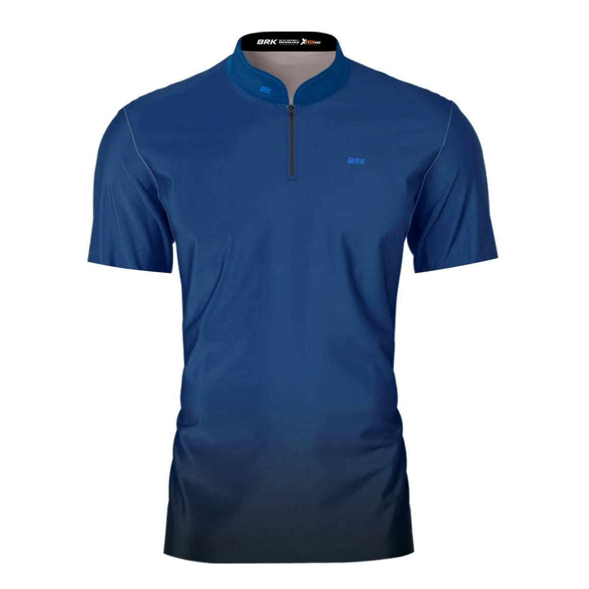 Camisa Manga Curta Agro Brk Azul Básica com Proteção Solar UV50+