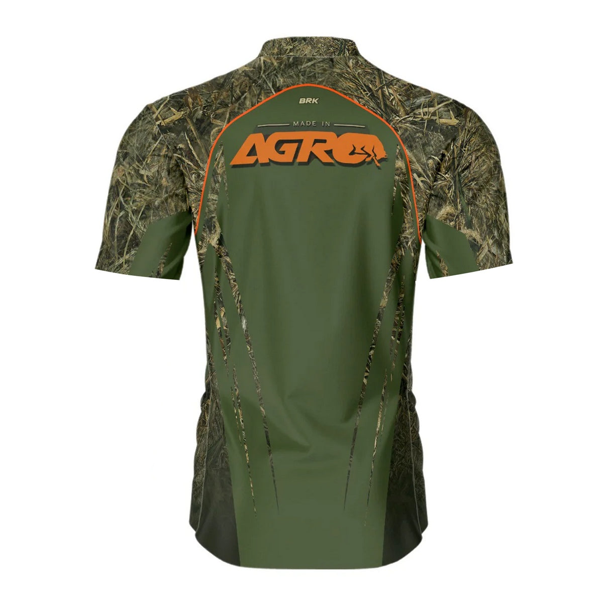 Camisa Manga Curta Agro Brk Real Tree Camuflada com Proteção Solar UV50+