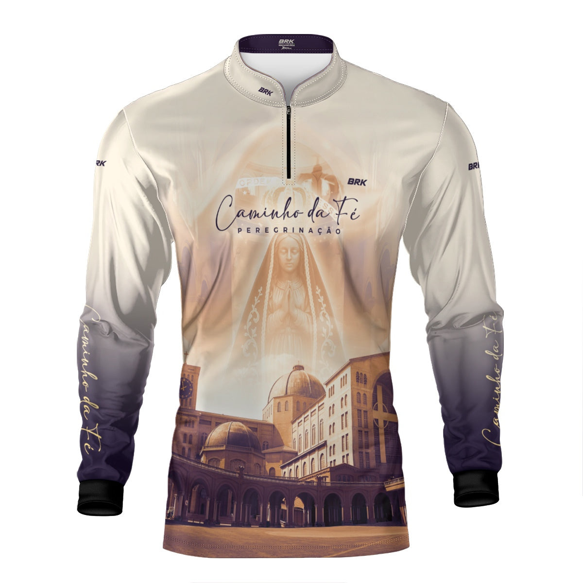 Camisa Agro Brk Caminho da Fé Peregrinação Catedral com Proteção Solar UV50+