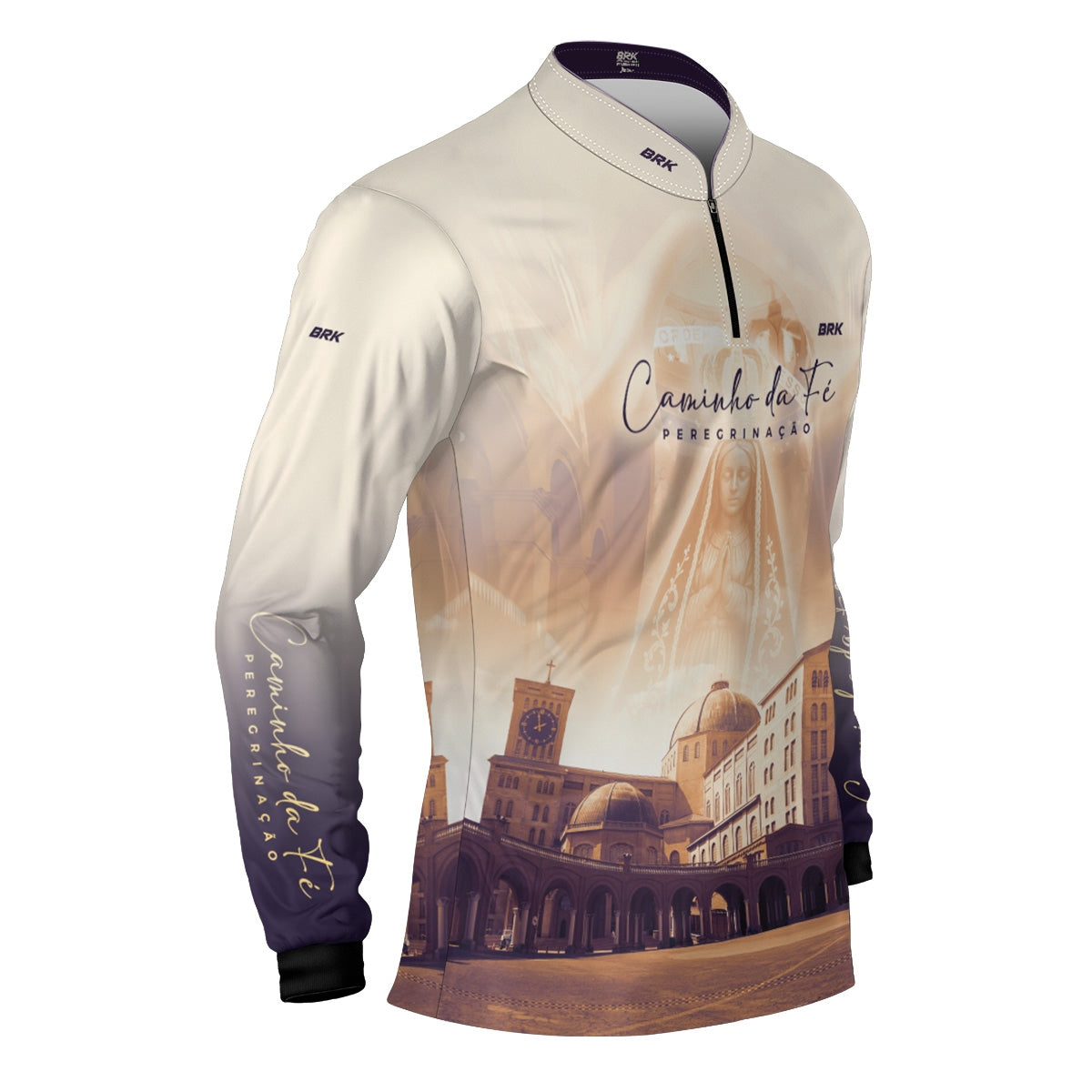 Camisa Agro Brk Caminho da Fé Peregrinação Catedral com Proteção Solar UV50+