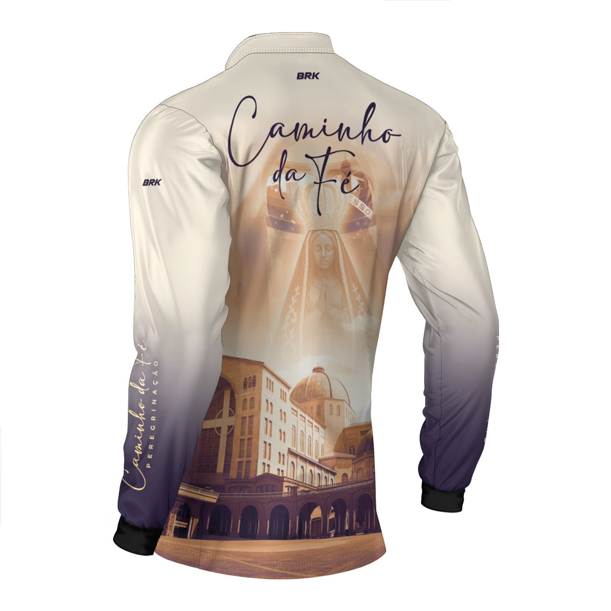 Camisa Agro Brk Caminho da Fé Peregrinação Catedral com Proteção Solar UV50+