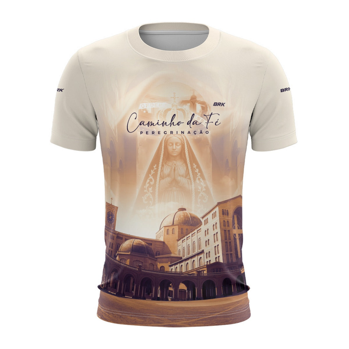 Camiseta Agro Brk Caminho da Fé Peregrinação Catedral com Proteção Solar UV50+