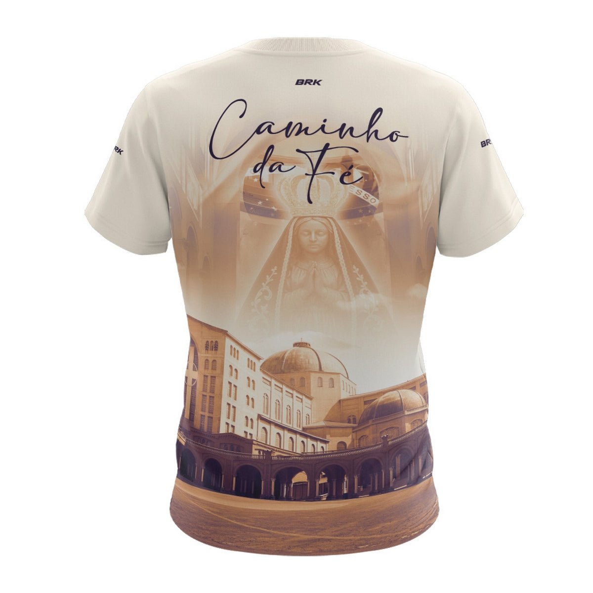 Camiseta Agro Brk Caminho da Fé Peregrinação Catedral com Proteção Solar UV50+