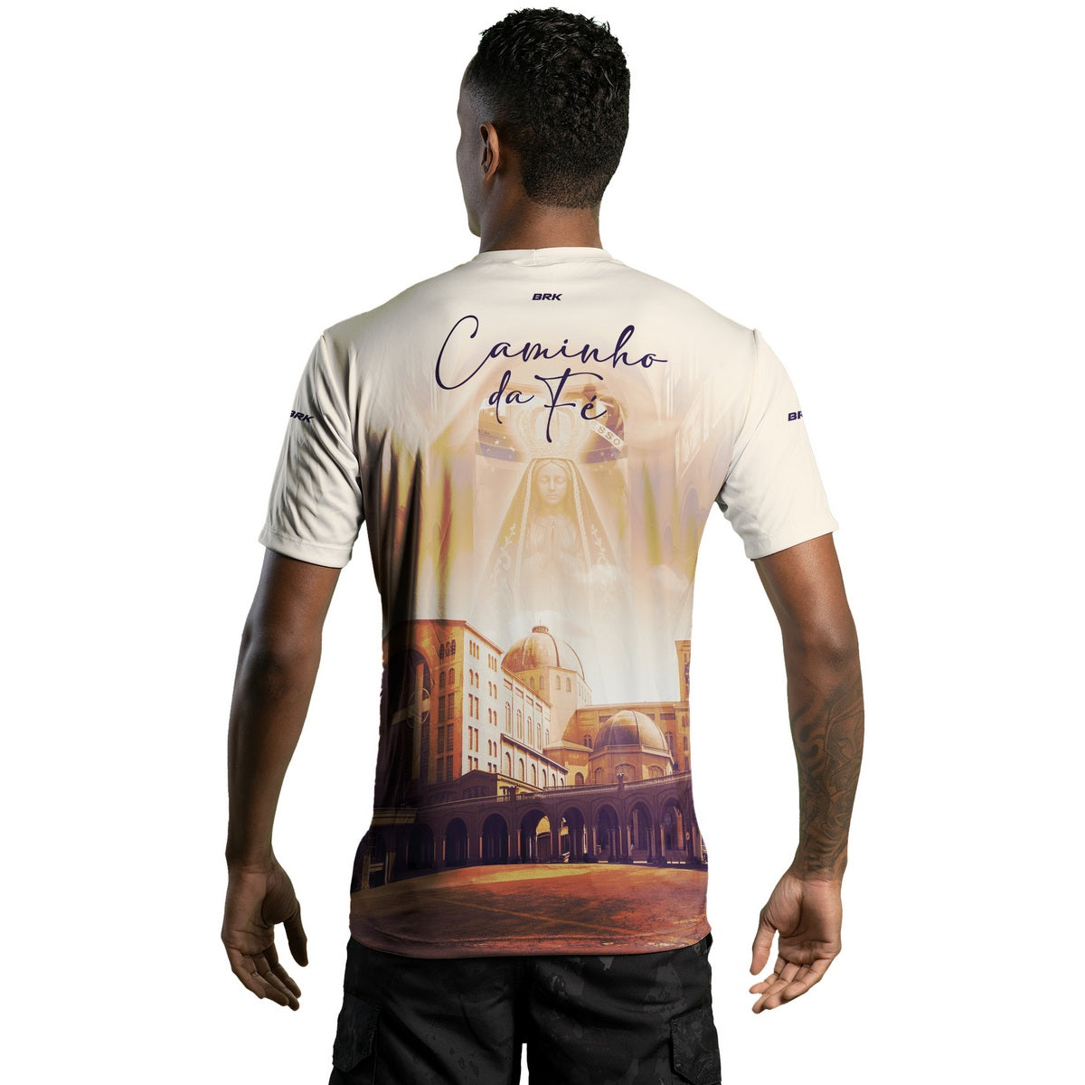 Camiseta Agro Brk Caminho da Fé Peregrinação Catedral com Proteção Solar UV50+