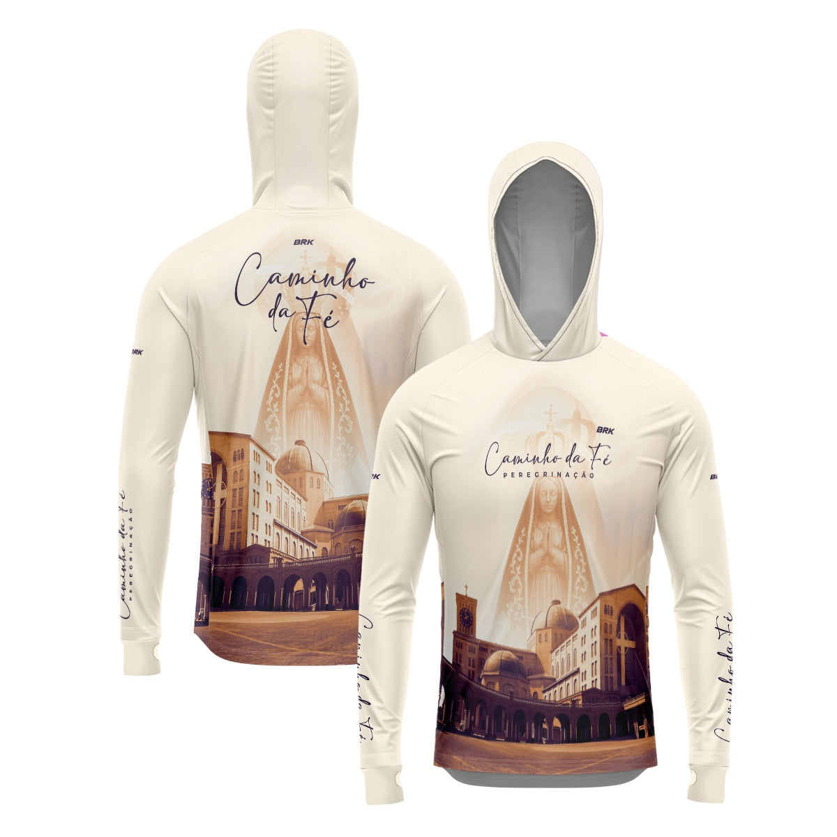 Camisa com Capuz Brk Caminho da Fé Catedral com Proteção Solar UV50+