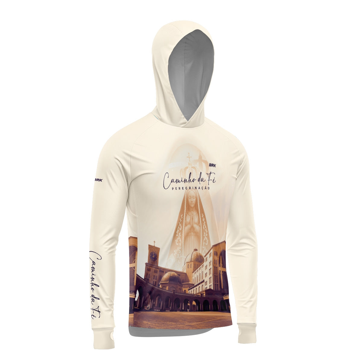 Camisa com Capuz Brk Caminho da Fé Catedral com Proteção Solar UV50+