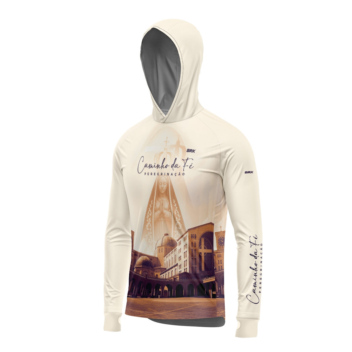 Camisa com Capuz Brk Caminho da Fé Catedral com Proteção Solar UV50+