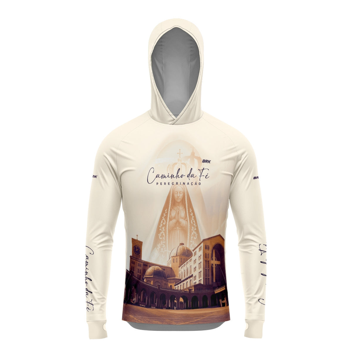 Camisa com Capuz Brk Caminho da Fé Catedral com Proteção Solar UV50+