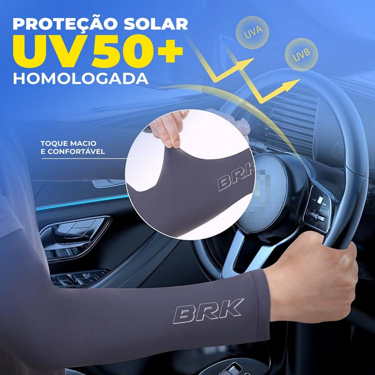 Manguito com Proteção UV50+ Caminhada da Fé Peregrinação