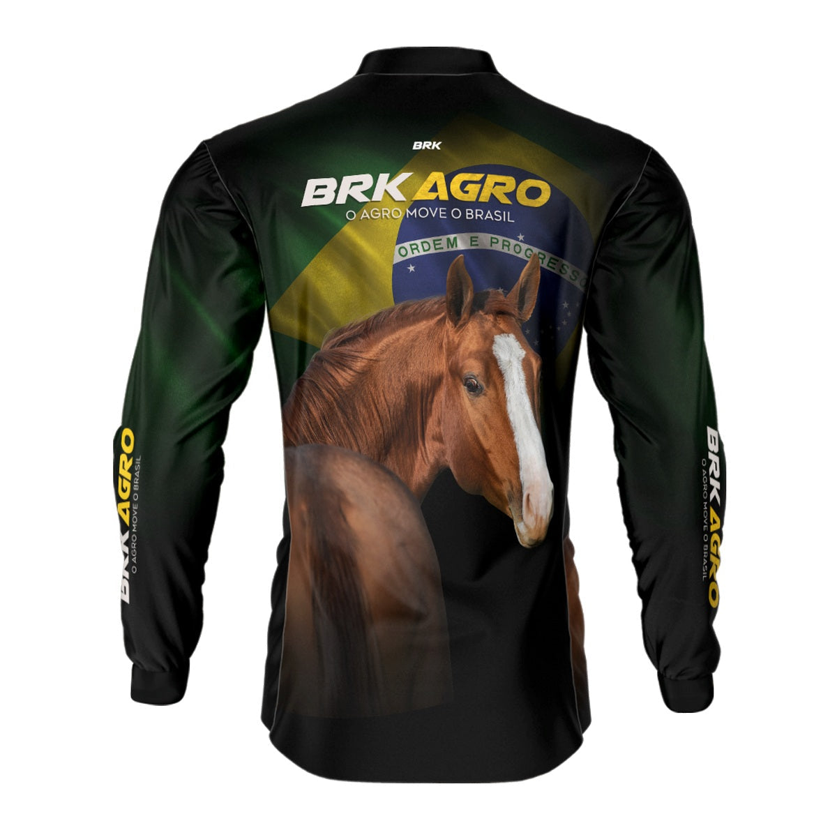 Camisa Agro Brk Team Roping Brasil 3 com UV50+