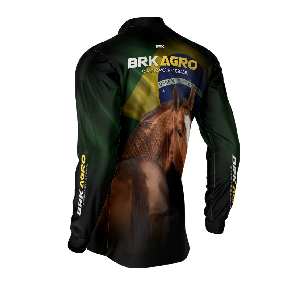 Camisa Agro Brk Team Roping Brasil 3 com UV50+